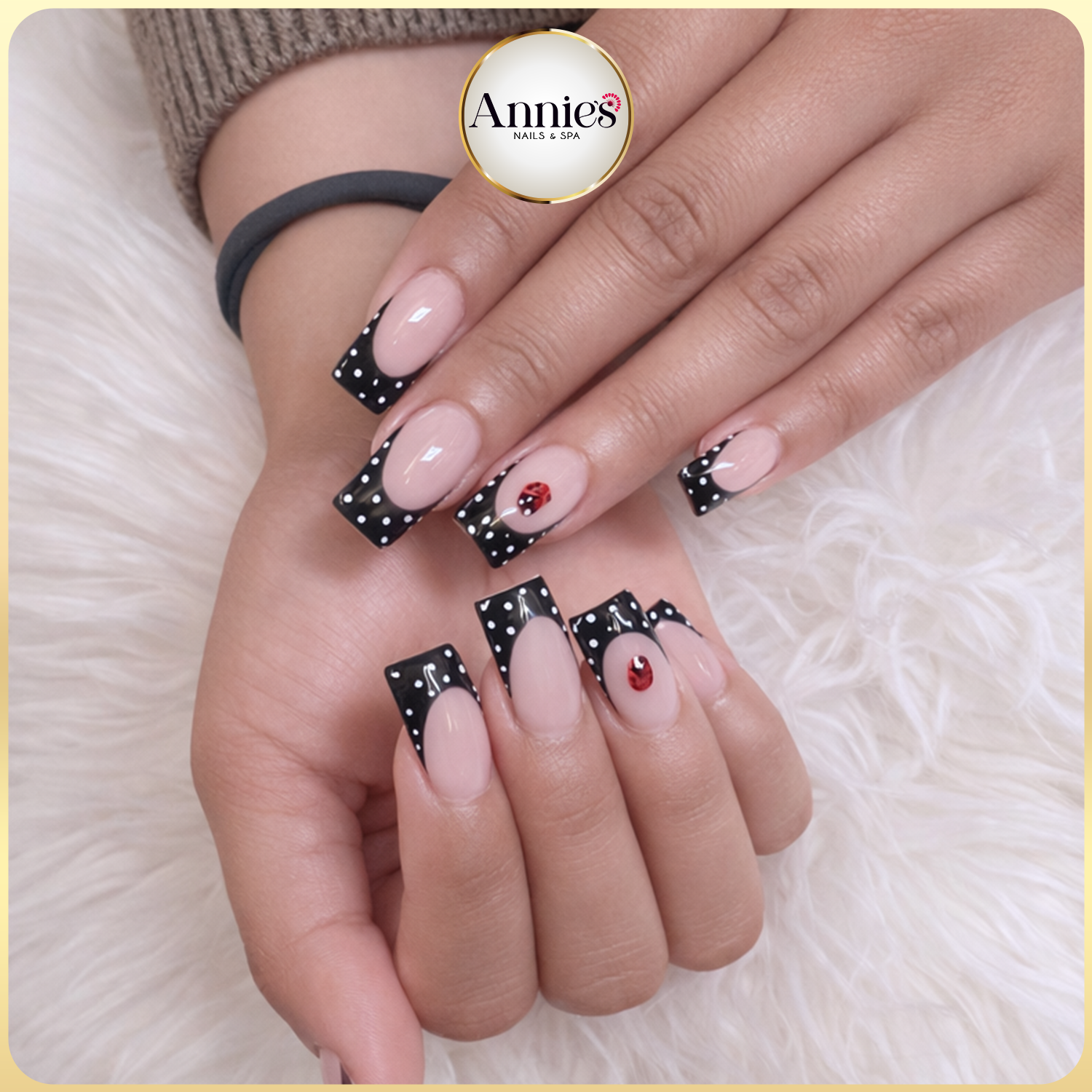 Annie's Nails & Spa nail work in Odessa, Texas